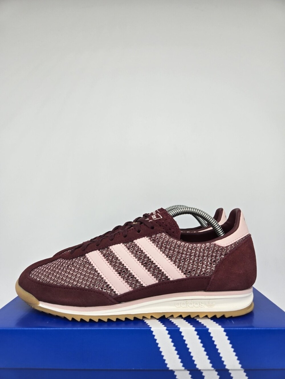 adidas Women's SL 72 OG IH9178 Shadow Red Sandy Pink Off White Shoes Size 8.5